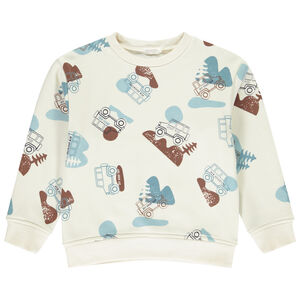 Φούτερ από molleton με εκτύπωση pick-up για αγόρι 