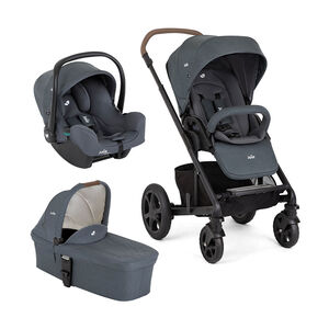 Poussette trio Chrome DLX + nacelle Chrome + coque i-Snug 2 moonlight 