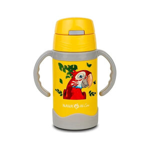 Θερμός Μπουκάλι Ανοξείδωτο “We Care” Κίτρινο 300ml Nava  