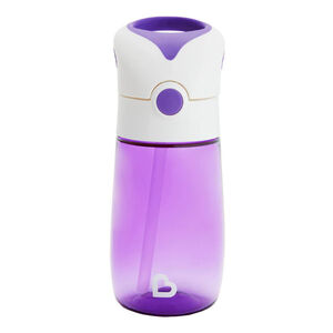 Munchkin Παγούρι με καλαμάκι 355ml Flip & Go Purple 