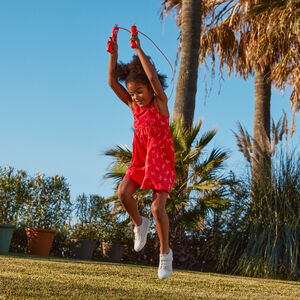 Φόρεμα χωρίς μανίκια με εκτύπωση κόμπων για κορίτσι 