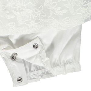 Συνδυασμός γιορτής κεντημένος effet 2 σε 1 για bebe κορίτσι 