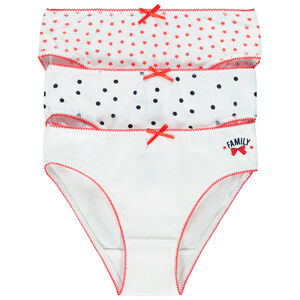 Σετ από 3 slip βαμβακερά για κορίτσι 