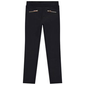 Jegging σε ύφασμα Milano με φερμουάρ για κορίτσι 
