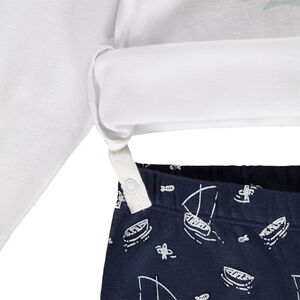 Πιτζάμα 2 τμχ. με φαντεζί σχέδιο για bebe αγόρι 