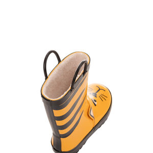 Γαλότσες βροχής από καουτσούκ με σχέδιο τίγρης και φαντεζί λεπτομέρειες για αγόρι 