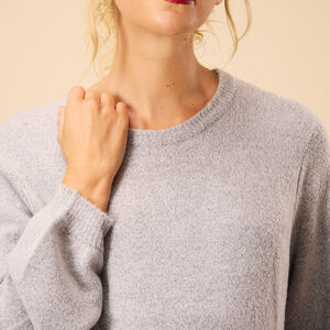 Μακριά φόρεμα από πλεκτό σε μονόχρωμο για γυναίκες 