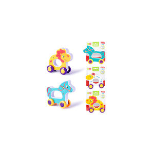 Βρεφικά Τροχηλάτα Ζωάκια Ωθησης Σε 3 Σχέδια Little Stars Baby - 1τμχ 