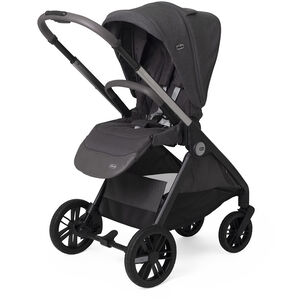 Καροτσάκι trio Bellagio 2 + μεταφορική βάσης Flexi + κάθισμα First-Seat Recline μαύρο σατέν 