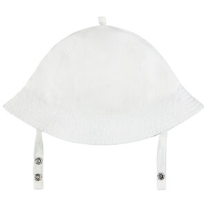 Μπομπ από βαμβακερό πικέ μονόχρωμο για μωρό 