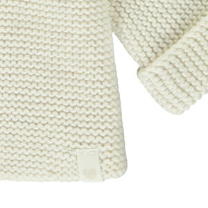 Ζακέτα πλεκτό με σχέδιο καρδιά για μωρό 