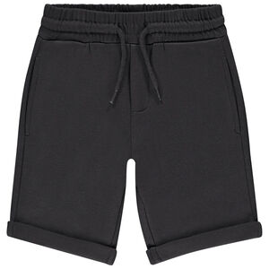 Βερμούδα από πλεκτό μονόχρωμο για αγόρι 