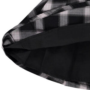 Φούστα καρό με lurex ασημί για κορίτσι 