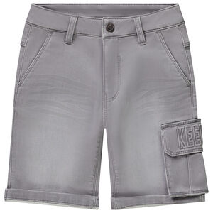 Βερμούδα effet jean με τσέπη plaquée για αγόρι 