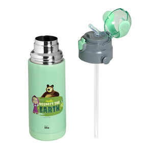 Kids Thermos 'Masha -Respect Earth' 400ML (mint) 
