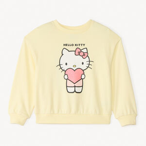 Μπλούζα φλις oversized Hello Kitty για κορίτσι 