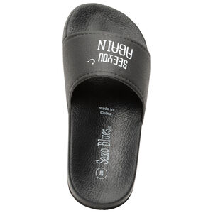 Μπότες με μαύρη πλέξη και μήνυμα για αγόρι 