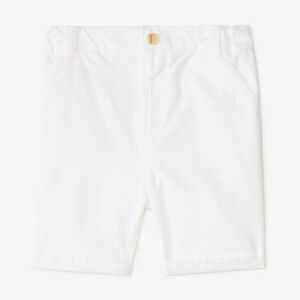 Βερμούδα τύπου τσίνου με λεπτές ρίγες στο ίδιο χρώμα για αγόρι μωρό 
