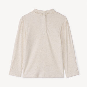 Ζιβάγκο πλεκτό κοτλέ με χρυσές λεπτομέρειες για μωρό κορίτσι 