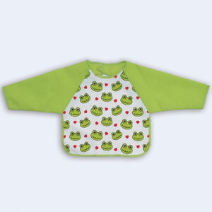 X-treme Baby Σαλιάρα Αδιάβροχη με Μανίκια Βατραχάκι 