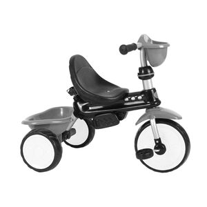 Τρίκυκλο Ποδήλατο Μετατρεπόμενο με Χειρολαβή Γονέα Comfort για 10+ Μηνών Γκρι 