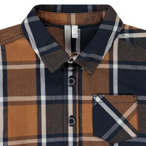 Πουκάμισο μακρυμάνικο με καρό σχέδιο για bebe αγόρι 