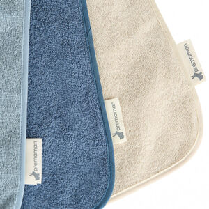 Σετ 3 σαλιάρας από αφρώδες υλικό - Μπλε 