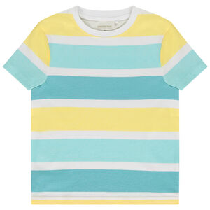 Κοντομάνικο μπλουζάκι με ρίγες για αγόρι 