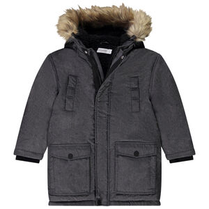 Παλτό για πολύ κρύο με αδιάβροχη κουκούλα από polyamide για αγόρι 