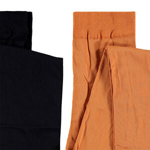 Σετ από 2 λεπτά μονόχρωμα καλσόν για κορίτσι 