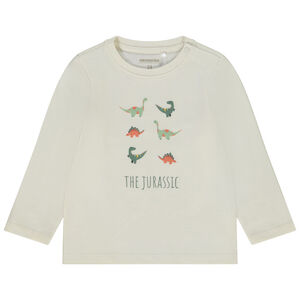 T-shirt μακρυμάνικο με φαντεζί σχέδιο για μωρό αγόρι 