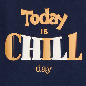 Φούτερ molleton με φαντεζί σχέδιο για αγόρι 