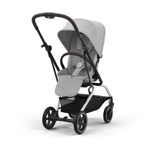 Καρότσι με περιστρεφόμενο κάθισμα Eezy S Twist+ 2 ασημί/γκρι ομίχλη 