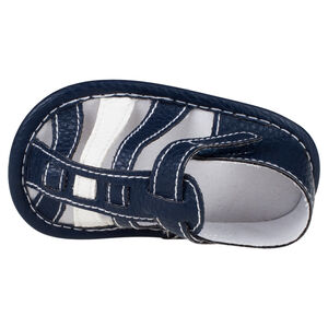 Nu-pieds aspect cuir à brides 