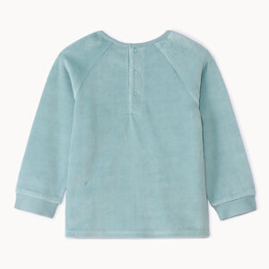 Πιτζάμα βελουτέ Tic & Tac Disney για μωρό αγόρι με διαφορετικές λεπτομέρειες ανάλογα με την ηλικία 