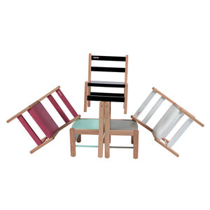 Καρεκλακι Ξυλινο Λευκο/Φυσικο  Main Καρεκλακι Ξυλινο Λευκο/Φυσικο