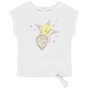 Κοντομάνικο μπλουζάκι print Titi 100 ans Warner για bebe κορίτσι 