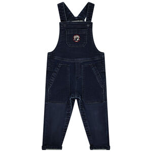 Μακρύ σορτσάκι εφέ τζιν με σήμα δεινόσαυρου για μωρό αγόρι 