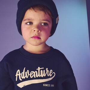 Φούτερ πλεκτό oversized με σχέδιο για bebe αγόρι 