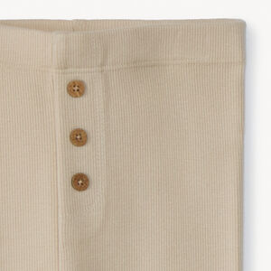 Καλσόν effet côtelé με κουμπιά για bebe κορίτσι 