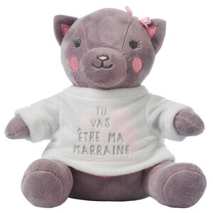 T-shirt ντυσίματος αρκουδάκι "Θα γίνεις νονά" 