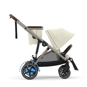 Ηλεκτρικό καρότσι με καλάθι e-Gazelle S ταμπά/βεζέλ μπέιτ. 