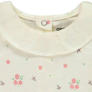 Σετ 4 τεμαχίων κορδέλα + γιλέκο με επένδυση με body και παντελόνι για bebe κορίτσι 