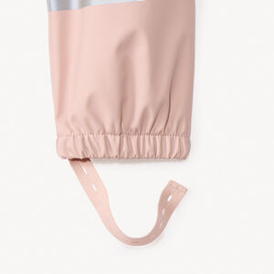 Παντελόνι βροχής από λάστιχο με ιριδίζουσες ρίγες για κορίτσι 