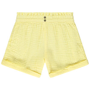 Σορτς μονόχρωμο από διπλή γάζα για κορίτσι 