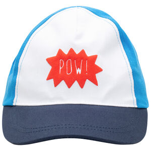 Τρίχρωμο καπέλο με τύπωμα. 