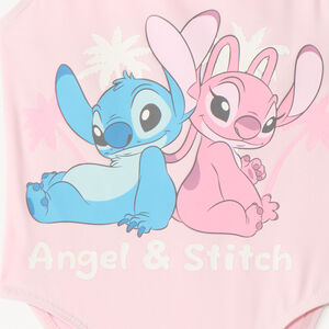 Μαγιό 1 τεμαχίου με φρου φρου Stitch & Angel της Disney για κορίτσι μωρού. 