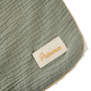 Κουβέρτα Tetra με επένδυση sherpa 80 x 80 εκ. πράσινη 