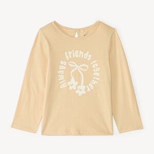 T-shirt à manches longues avec imprimé fantaisie pour bébé fille 