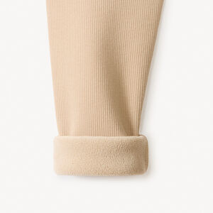 Πλεκτό κολάν κοτλέ με επένδυση molleton για bebe κορίτσι 